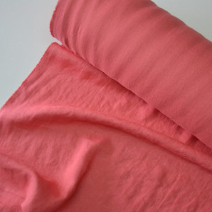 Len odzieżowy  Coral Pink   gr 170  k.32/1