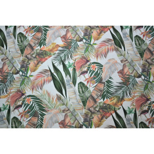 Len / baw  dekoracyjny Tropical Leaves