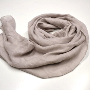 Szal Lniany GREY 70 x 200