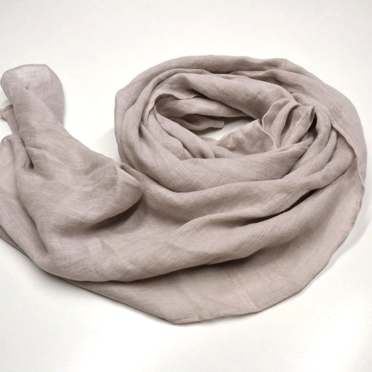Szal Lniany GREY 70 x 200