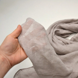 Szal Lniany GREY 70 x 200
